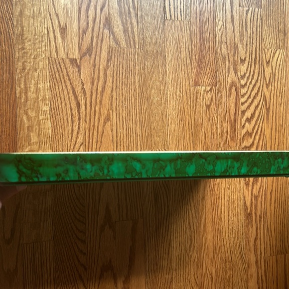 Vintage Faux Malachite Otagari Japanese tray - Picture 6 of 9